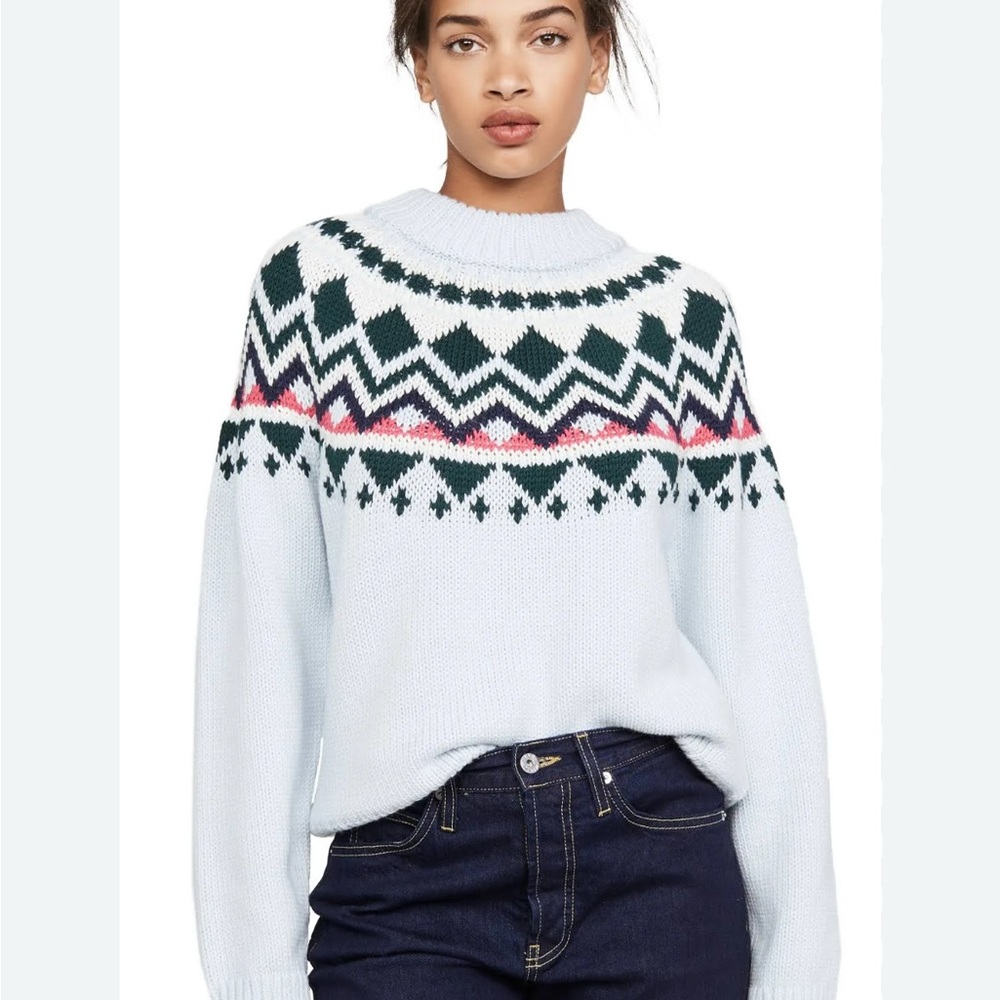 Tory Sport Performance Merino Fair Isle Sweater